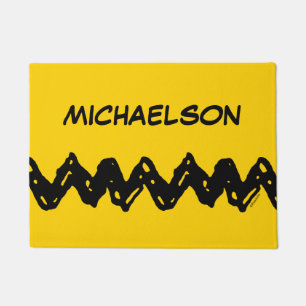 Peanuts   Charlie Brown's Zig-Zag Shirt Doormat