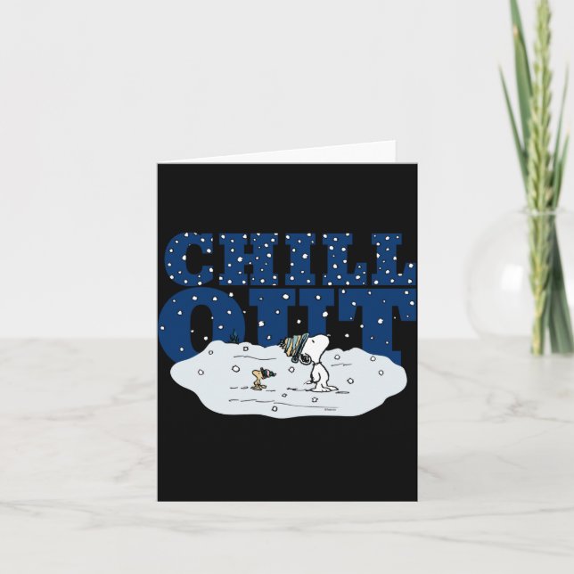 Peanuts Chill Out  Card (Front)