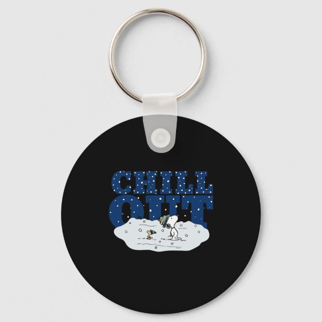 Peanuts Chill Out  Keychain (Front)