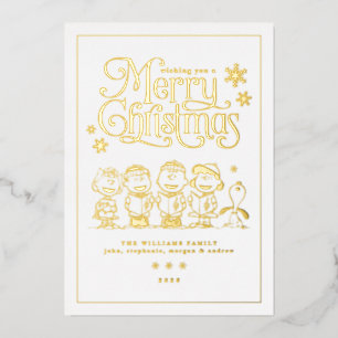 Peanuts Christmas Carolers Holiday
