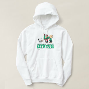 Peanuts   Christmas is the Joy of Giving Hoodie