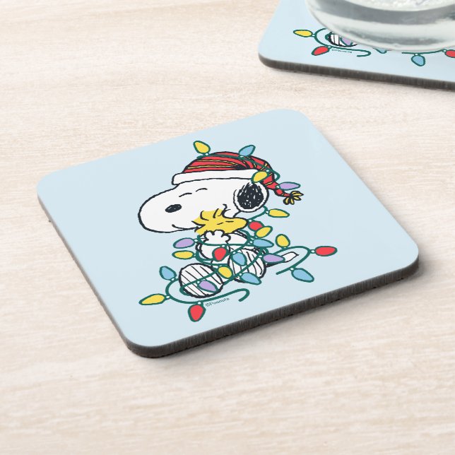 Peanuts | Christmas Love and Lights Coaster (Left Side)