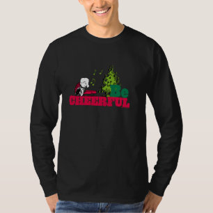 Peanuts Christmas Schroeder Be Cheerful T-Shirt