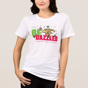 Peanuts   Christmas Woodstock Be Dazzled Tri-Blend Shirt