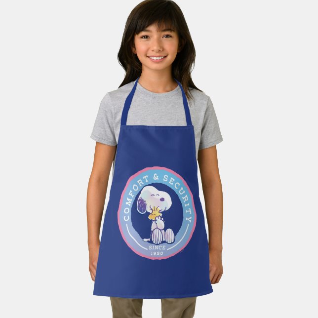 Peanuts | Comfort & Security Badge Blue Apron (Insitu)