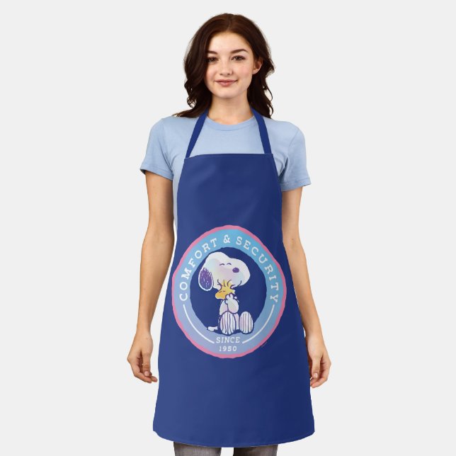 Peanuts | Comfort & Security Badge Blue Apron (Worn)