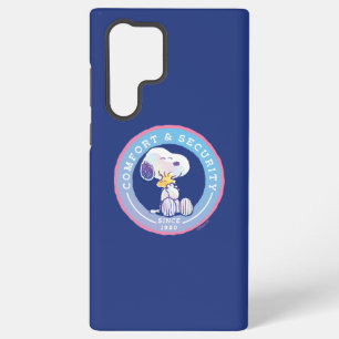 Peanuts   Comfort & Security Badge Blue Samsung Galaxy Case