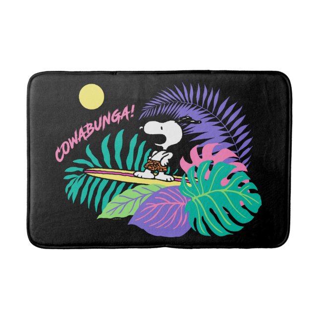 Peanuts | Cowabunga Snoopy Bath Mat (Front)