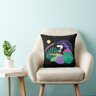 Peanuts   Cowabunga Snoopy Throw Pillow