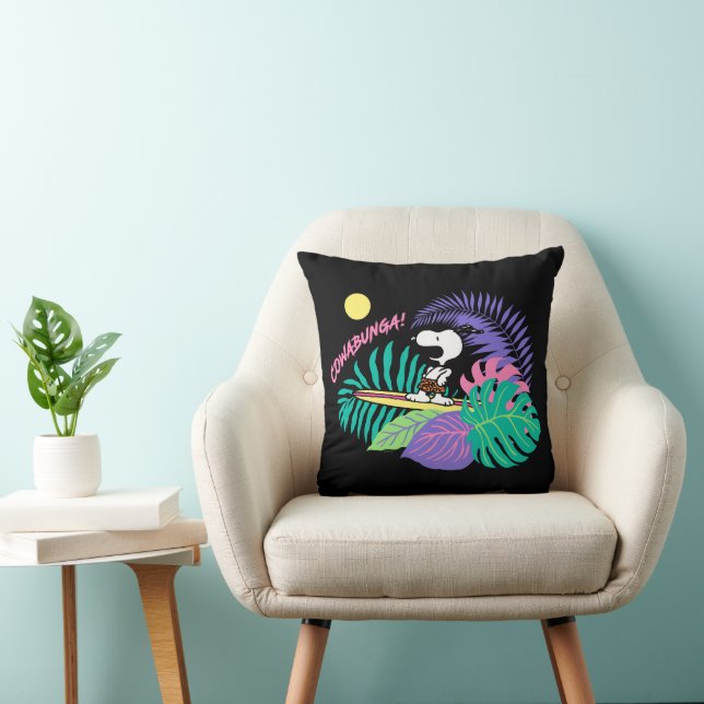 Peanuts | Cowabunga Snoopy Throw Pillow (Chair)