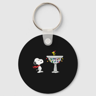 Peanuts Decorated Bird Bath Keychain