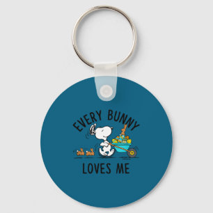 Peanuts - easter - every bunny loves me Peanuts -  Keychain