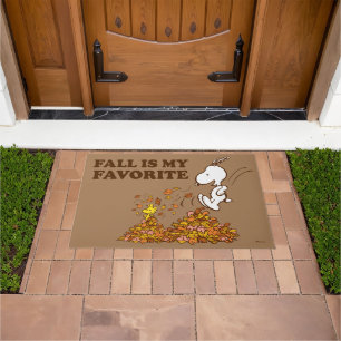 Peanuts Fall Is My Favourite Doormat