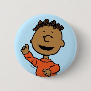 Peanuts   Franklin 2 Inch Round Button