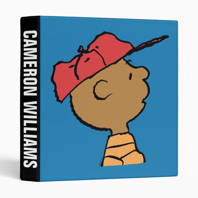 Peanuts | Franklin Baseball Cap Binder (Front/Spine)
