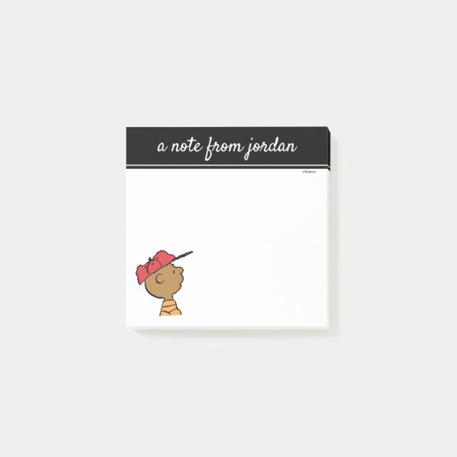 Peanuts | Franklin Baseball Cap Post-it Notes (Front)