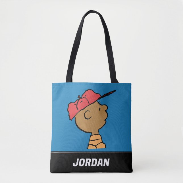 Peanuts | Franklin Baseball Cap Tote Bag (Front)