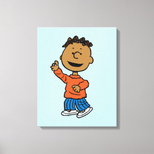 Peanuts   Franklin Canvas Print