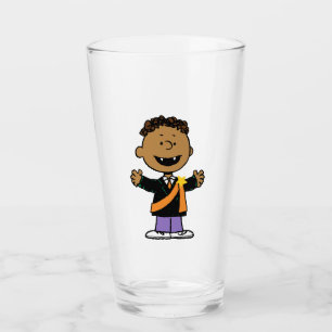 Peanuts Franklin Halloween Vampire Glass