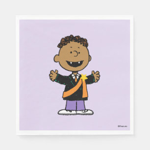 Peanuts   Franklin Halloween Vampire Napkin