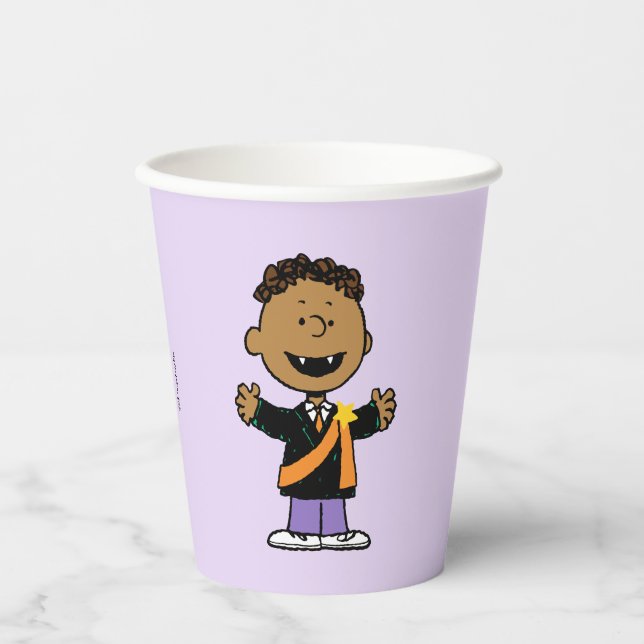 Peanuts | Franklin Halloween Vampire Paper Cups (Front)