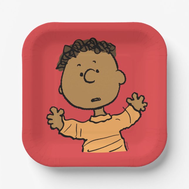 Peanuts | Franklin Look Paper Plate (Front)