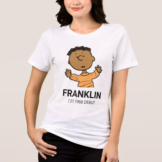 Peanuts | Franklin Look Tri-Blend Shirt (Front)
