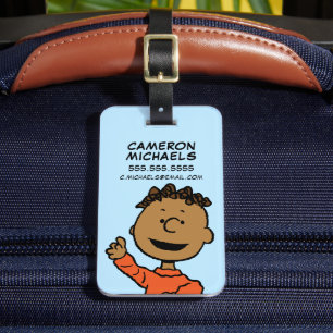 Peanuts   Franklin Luggage Tag