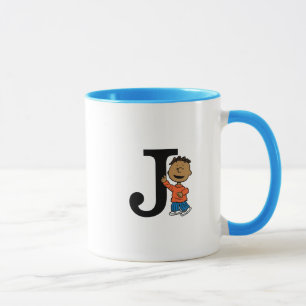 Peanuts   Franklin Monogram J Mug