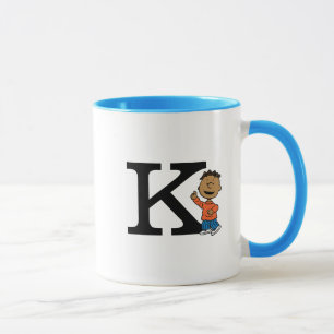 Peanuts   Franklin Monogram K Mug