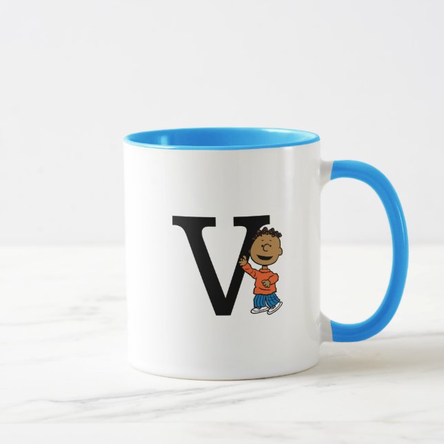 Peanuts | Franklin Monogram V Mug (Right)