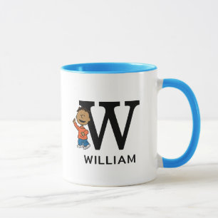 Peanuts   Franklin Name & Monogram W Mug