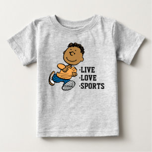 Peanuts Franklin Running Baby T-Shirt