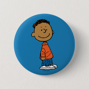 Peanuts   Franklin Smile 2 Inch Round Button