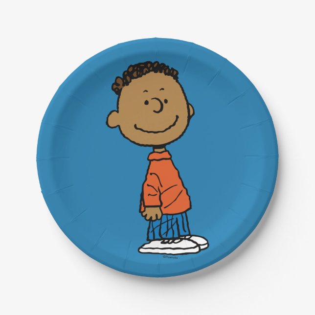 Peanuts | Franklin Smile Paper Plate (Front)