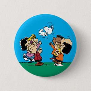 Peanuts   Friends Fun 2 Inch Round Button