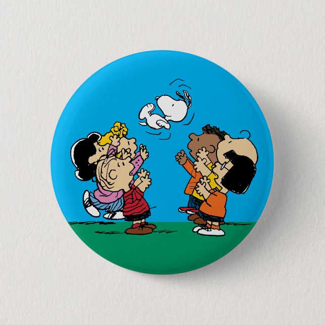 Peanuts | Friends Fun 2 Inch Round Button (Front)