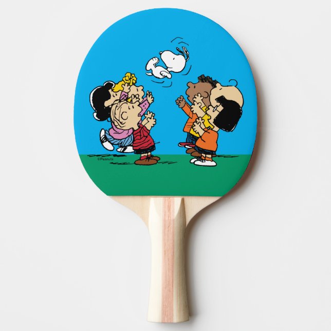 Peanuts | Friends Fun Ping Pong Paddle (Front)