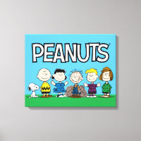 Peanuts Friends In A Row