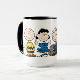Peanuts Friends In A Row Mug
