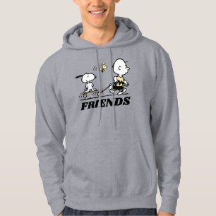PEANUTS   Friends Skate Boarding Hoodie