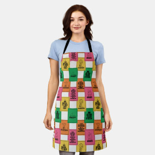 Peanuts   Fun Colorblock Pattern Apron