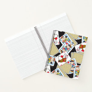 Peanuts Gang Card Deck Pattern Notebook
