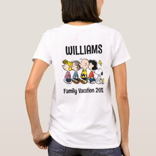 Peanuts Gang Family Vacation T-Shirt