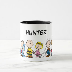 Peanuts Gang Group Lineup   Add Your Name Mug