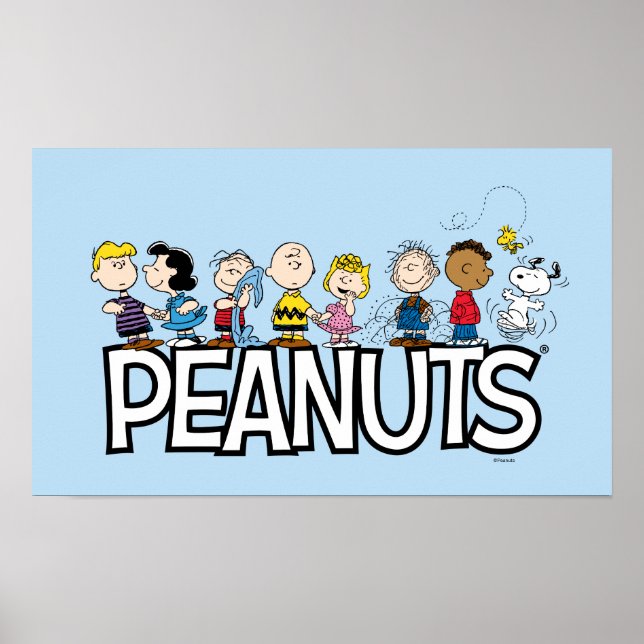 Peanuts Gang Group Lineup Poster (Front)