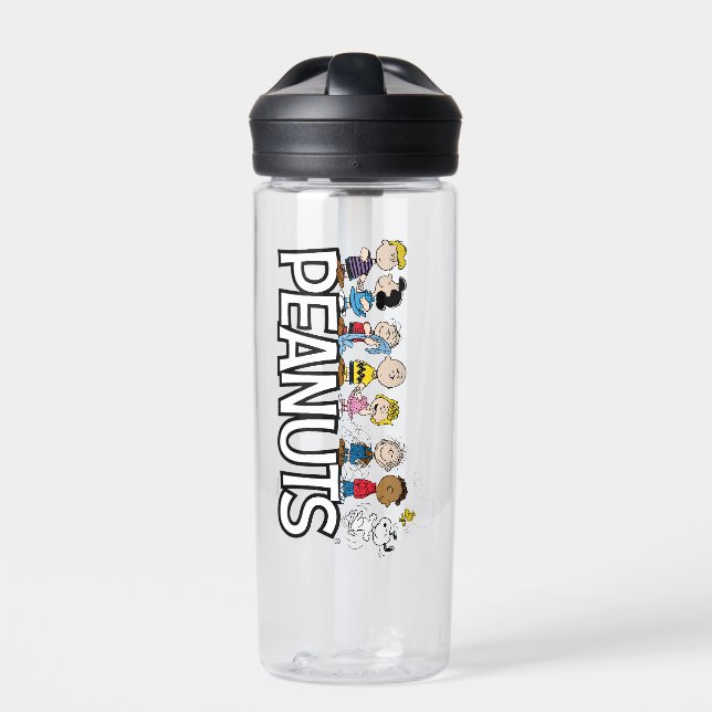 Peanuts Gang Group Lineup Water Bottle (Front)