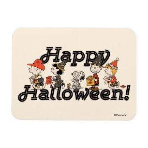 Peanuts Gang Happy Halloween Parade Magnet