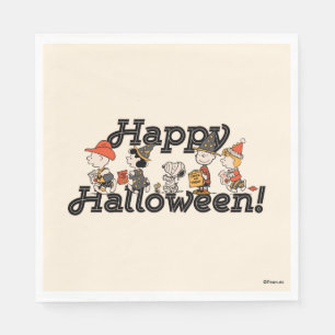 Peanuts Gang Happy Halloween Parade Napkin