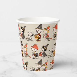 Peanuts Gang Happy Halloween Parade Paper Cups